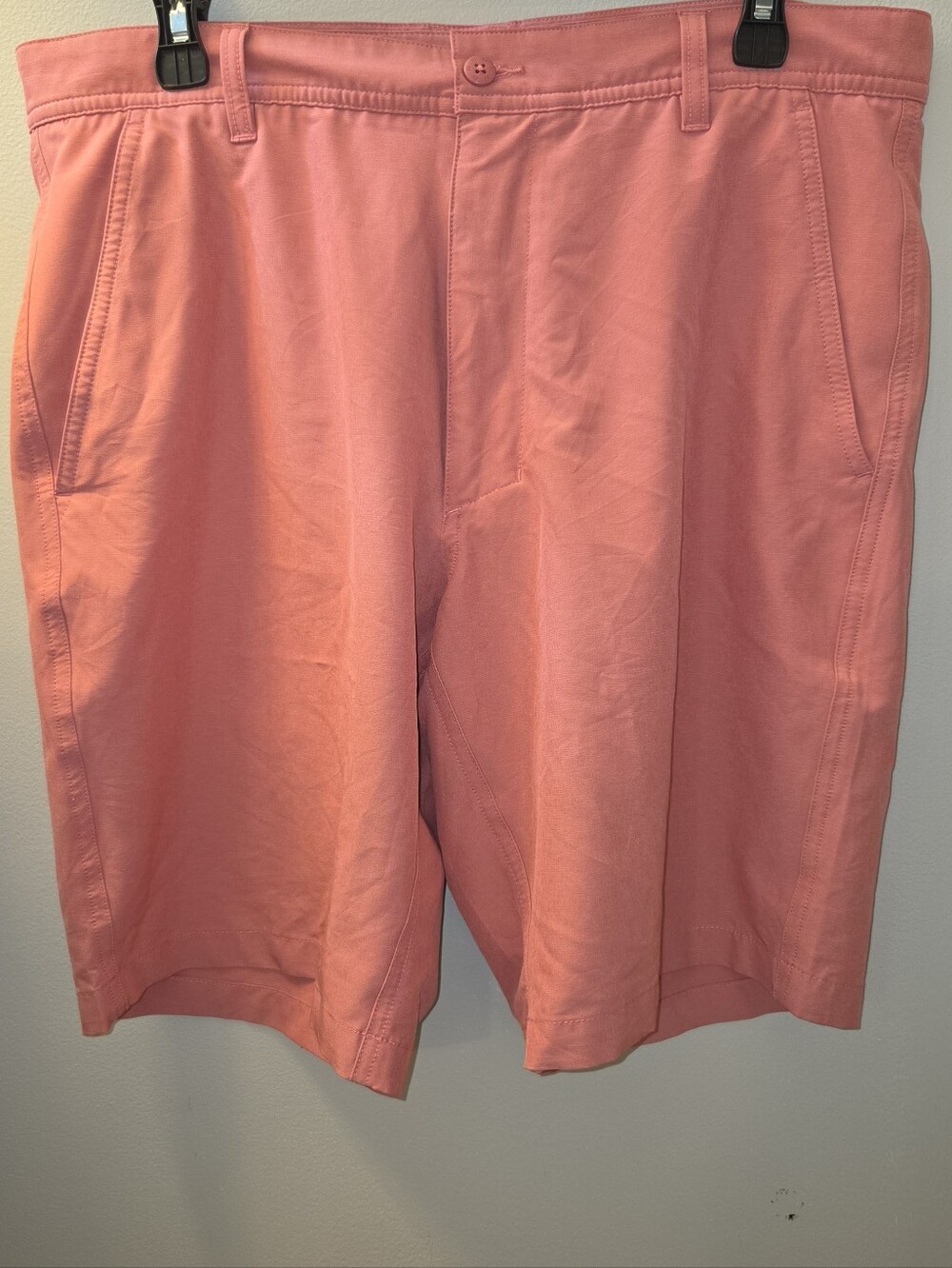 FootJoy Men's Flat Front Performance Golf Shorts Size 34 Pink Lemonade